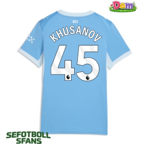 Manchester City Abdukodir Khusanov #45 Hemmatröja Kvinnor 2026-27 Kortärmad